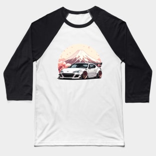 BRZ Car Art - Widebody Modified JDM Car Baseball T-Shirt